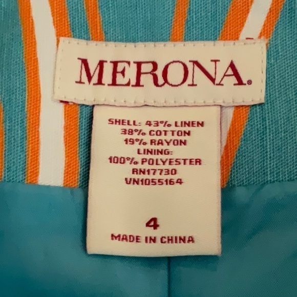 🎉 SALE MERONA Linen Pencil Skirt Fully Lined - Picture 3 of 6